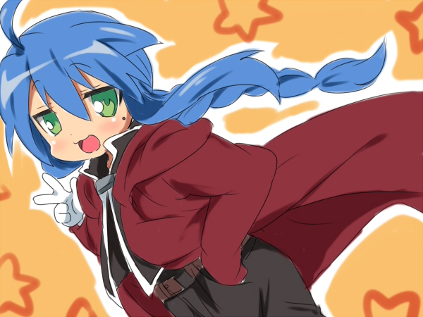 izumi konata and edward elric (lucky star and 1 more) drawn by maruki_(punchiki)