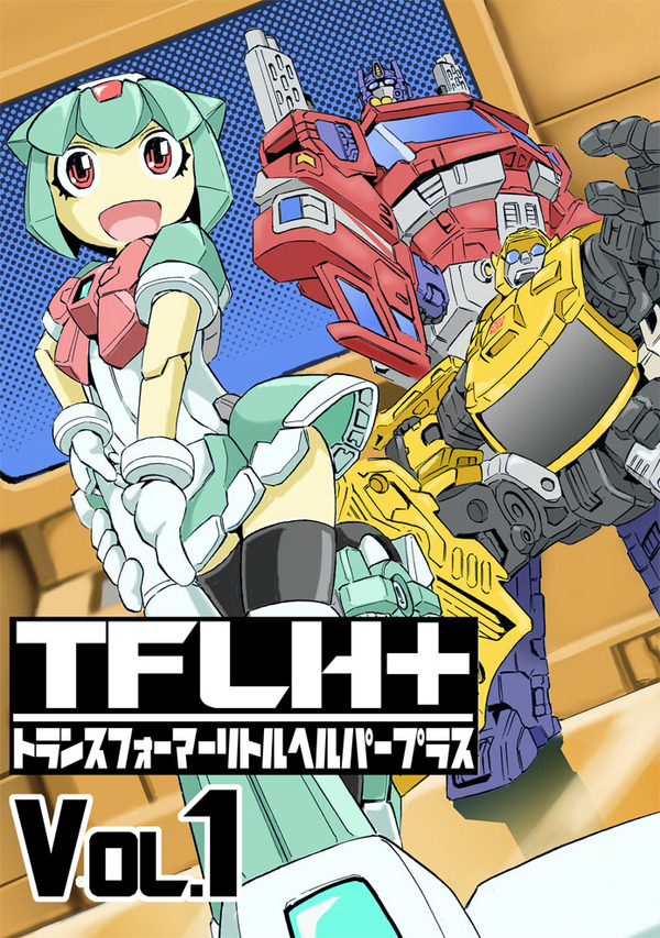 optimus prime, bumblebee, and little helper (original and 2 more) drawn by kamizono_(spookyhouse)
