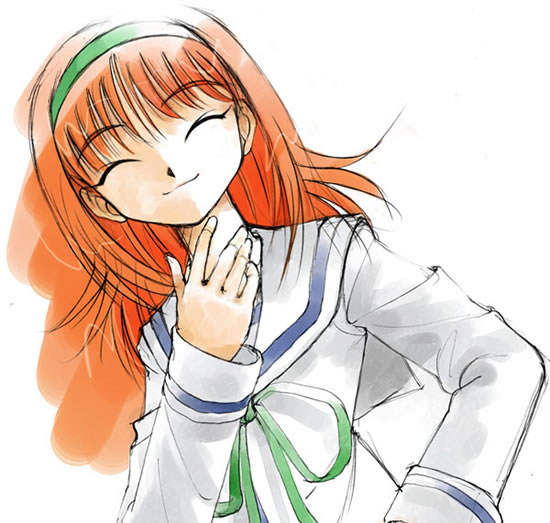 amakase miharu (da capo and 1 more) drawn by gofu