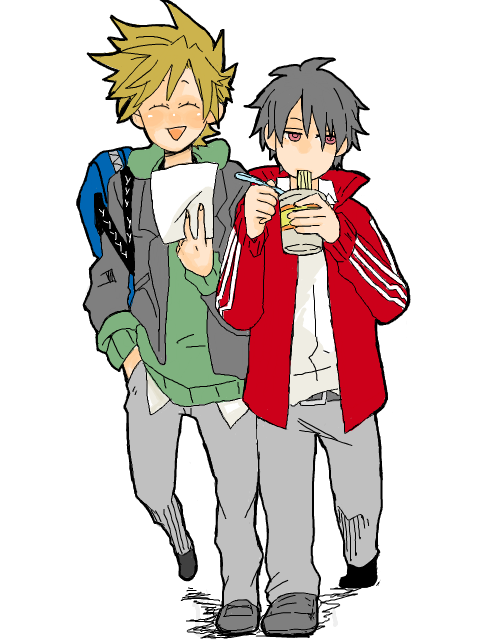 red and blue oak (pokemon and 1 more) drawn by he-zerunattsu