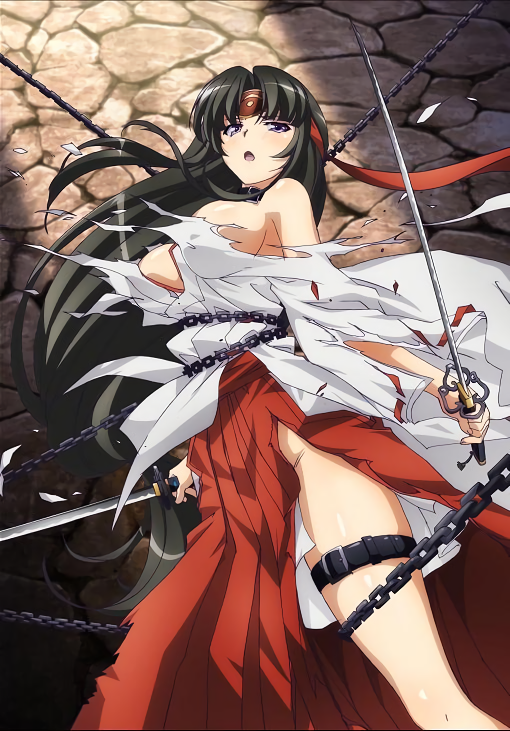 tomoe and kensei-miko tomoe (queen's blade and 1 more)