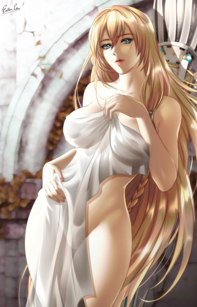 arianrhod (eiyuu densetsu and 2 more) drawn by esther_shen