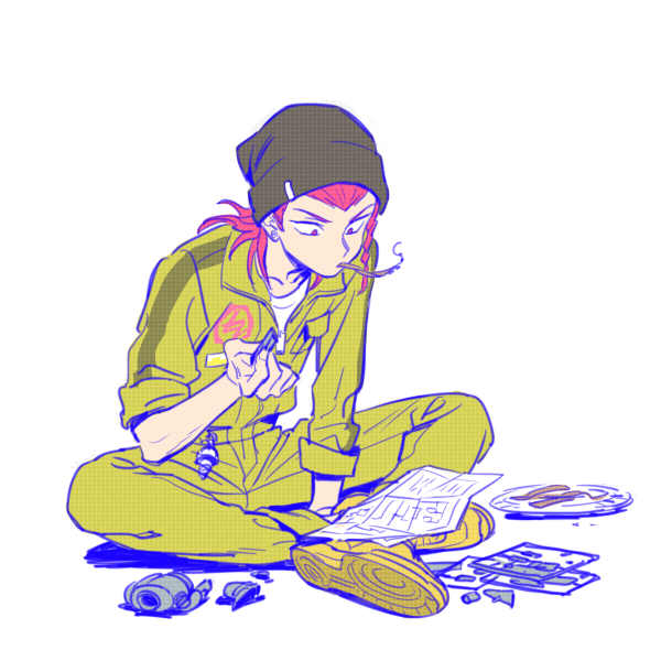 soda kazuichi (danganronpa and 1 more) drawn by dg_xhs