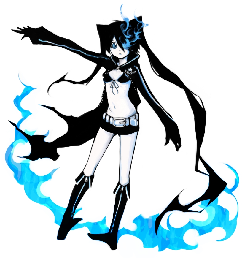 black rock shooter (black rock shooter) drawn by morina_nao