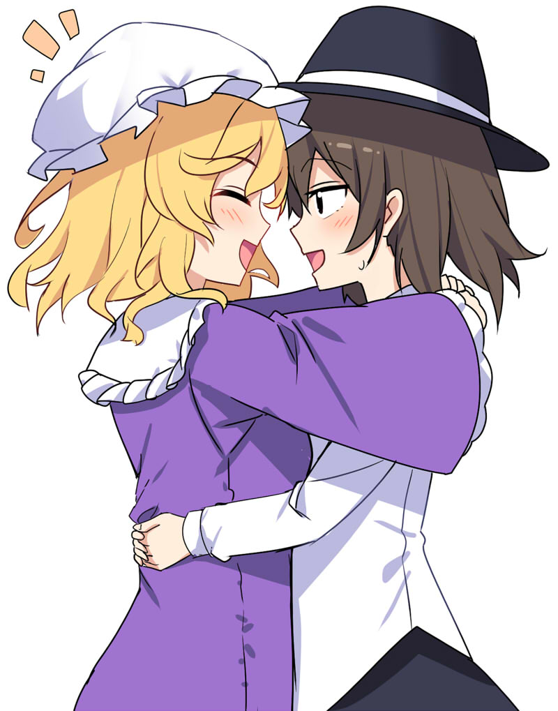 usami renko and maribel hearn (touhou) drawn by e.o.