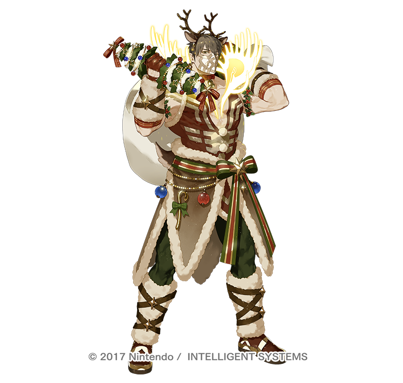 eikthyrnir (fire emblem and 1 more) drawn by semi_(p-poco)
