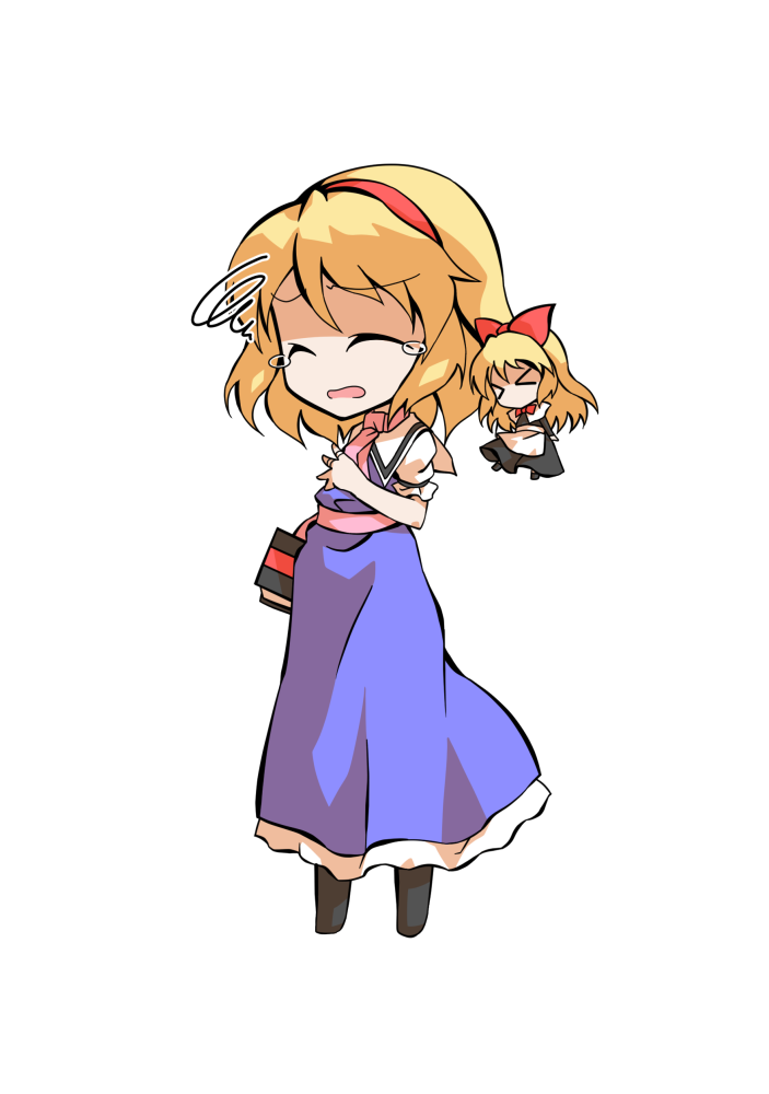 alice margatroid and shanghai doll (touhou) drawn by dairi