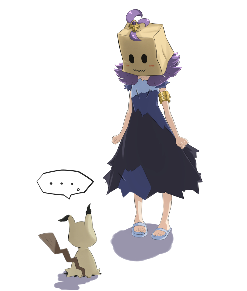 mimikyu and acerola (pokemon and 1 more) drawn by tostos