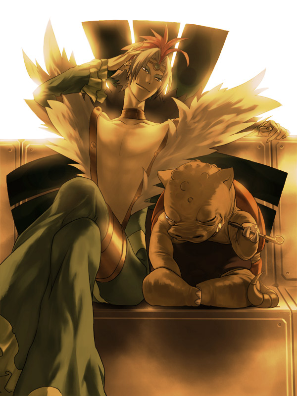 guame and cytomander (tengen toppa gurren lagann) drawn by chawan_fukasu