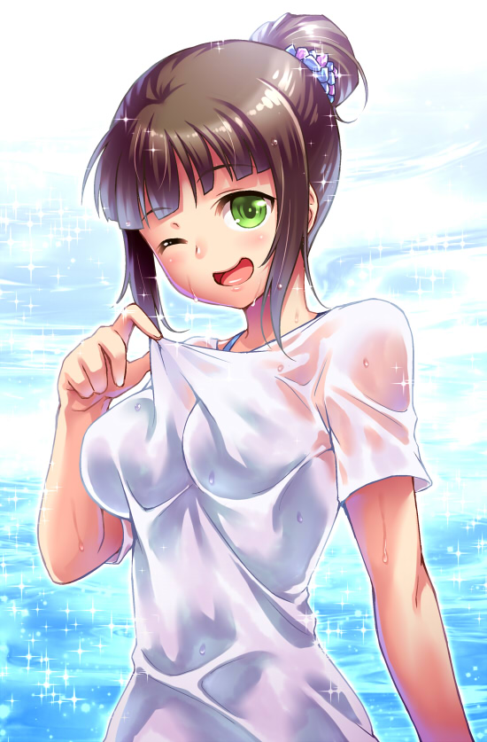 hamaguchi ayame (idolmaster and 1 more) drawn by ono_misao