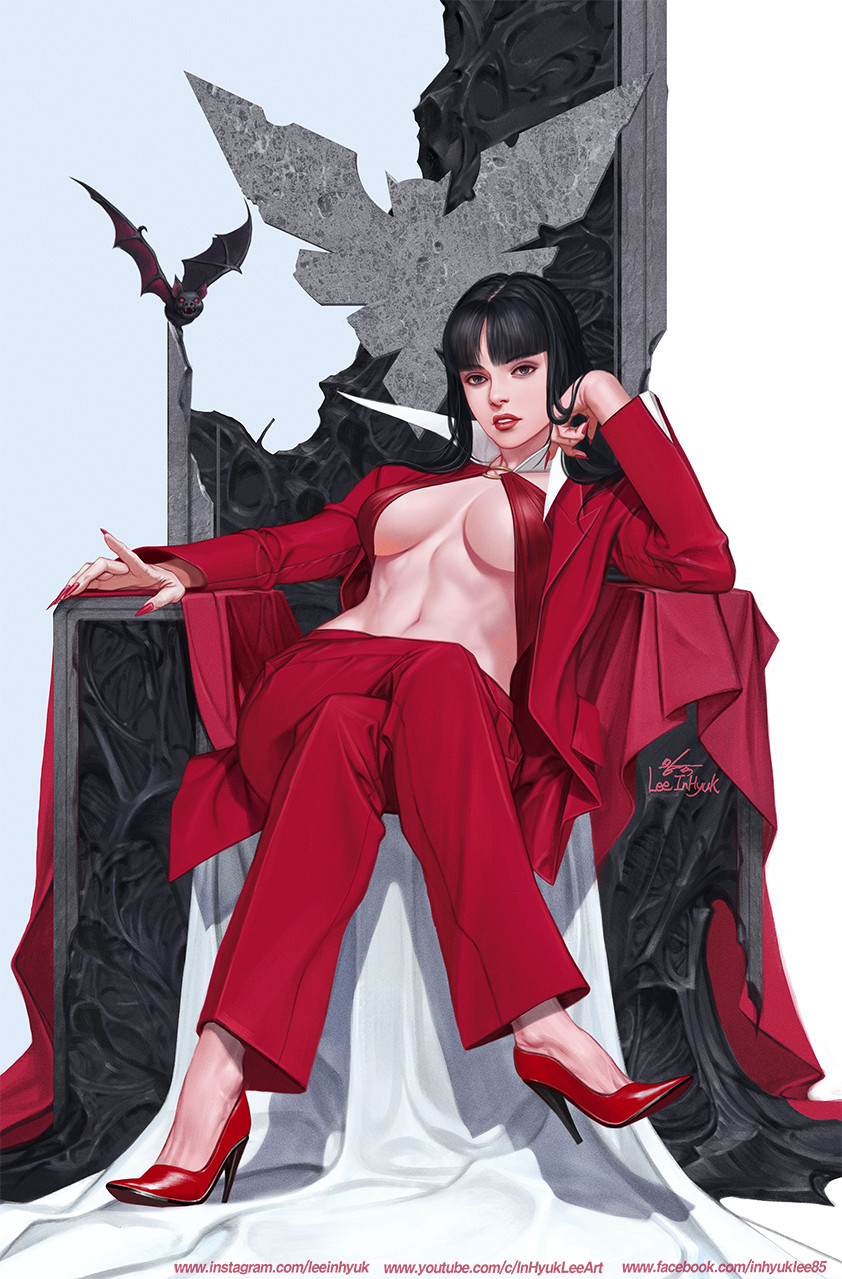 vampirella (vampirella) drawn by in-hyuk_lee