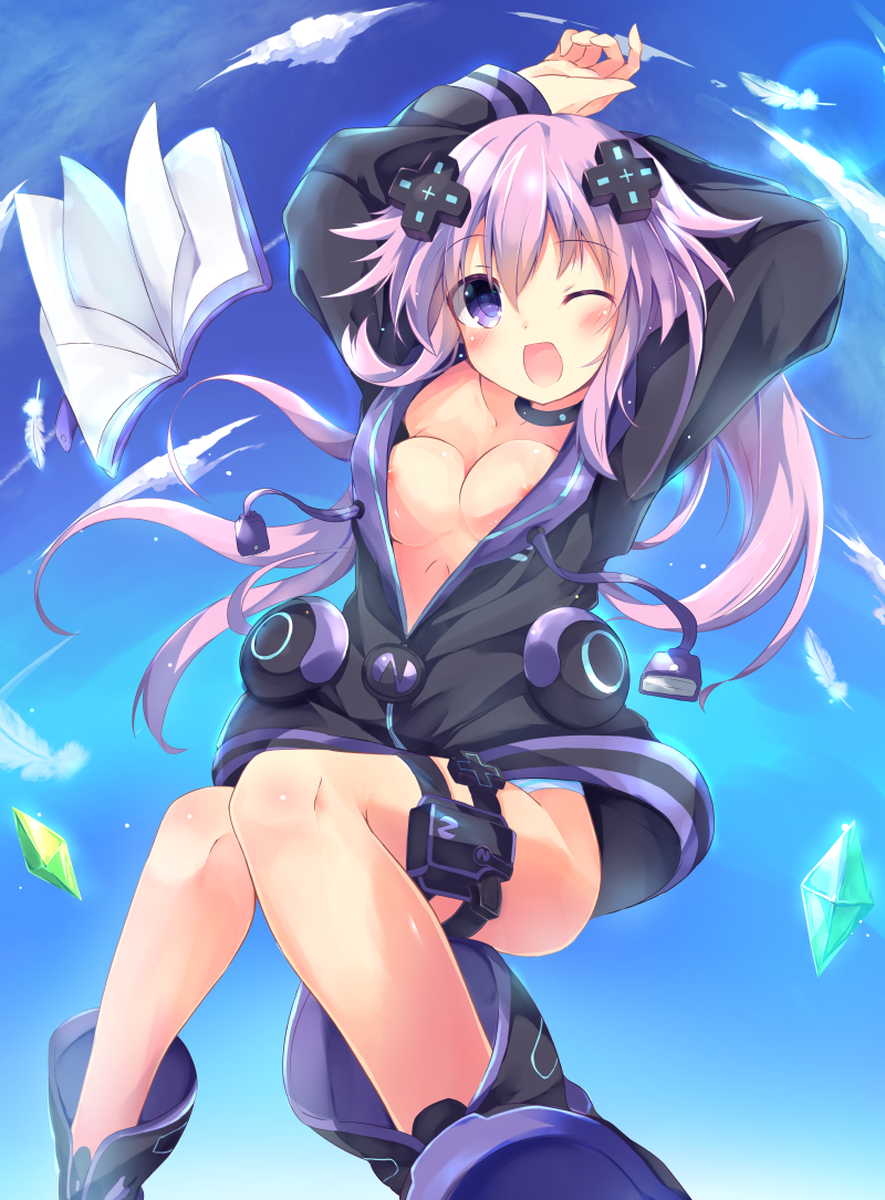 adult neptune (neptune and 1 more) drawn by hinata_yuu_(atelierhinata)