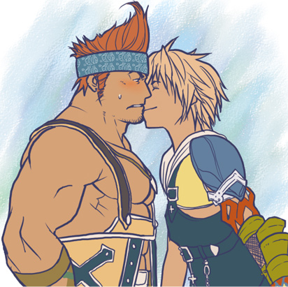 tidus and wakka (final fantasy and 1 more) drawn by magnum_feering