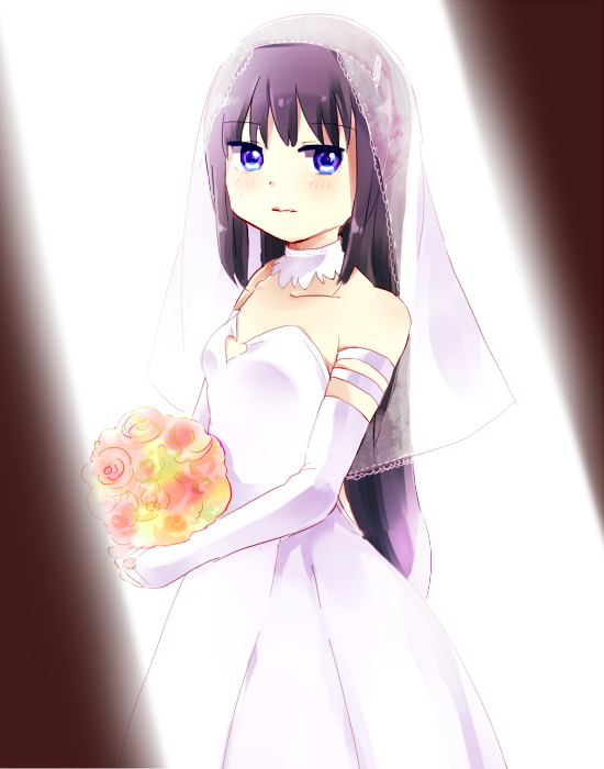 akemi homura (mahou shoujo madoka magica) drawn by neruko