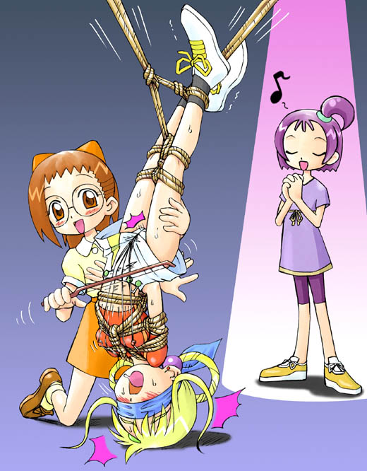 segawa onpu, fujiwara hazuki, and asuka momoko (ojamajo doremi) drawn by spark_utamaro