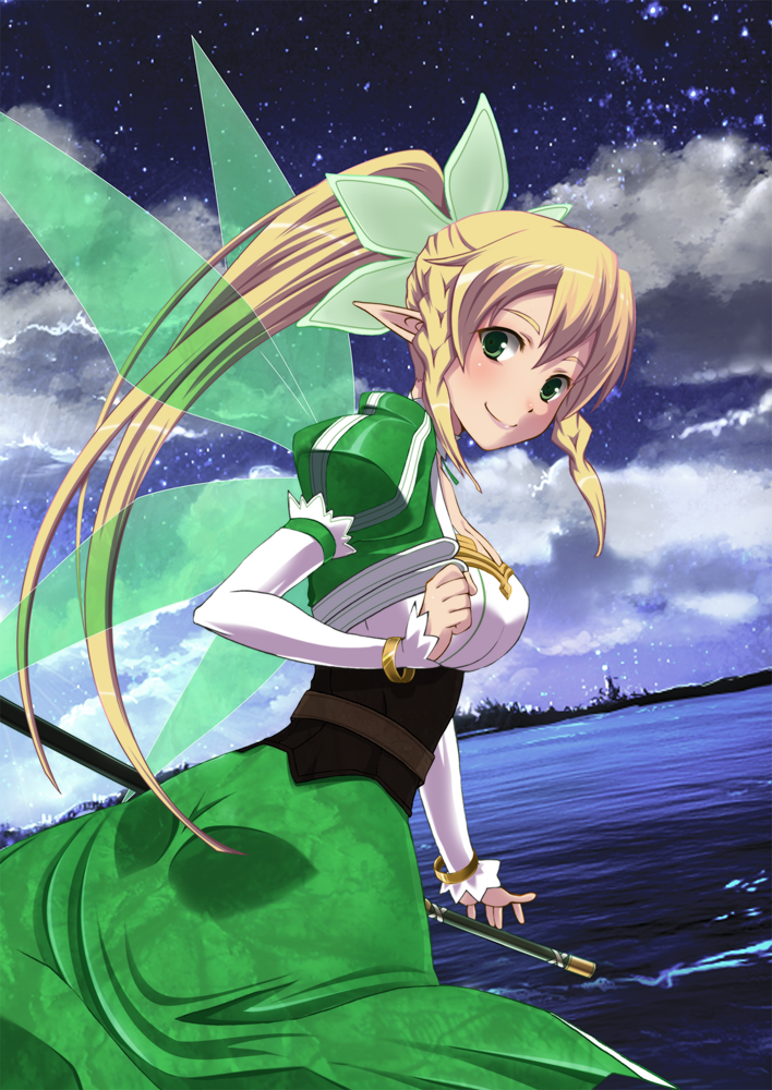 leafa (sword art online) drawn by kiko_(okuwae)