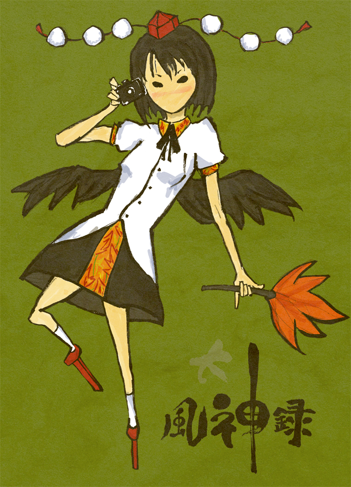 shameimaru aya (touhou and 2 more) drawn by ryokosan