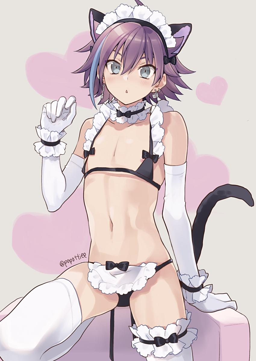 hiiragi jun (sanrio and 1 more) drawn by potti-p