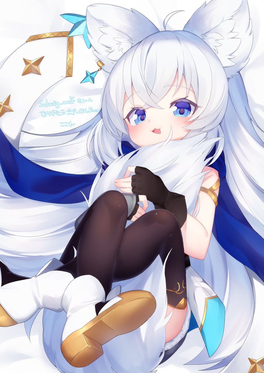 solveig hjelmstad (indie virtual youtuber) drawn by kokone_(coconeeeco)