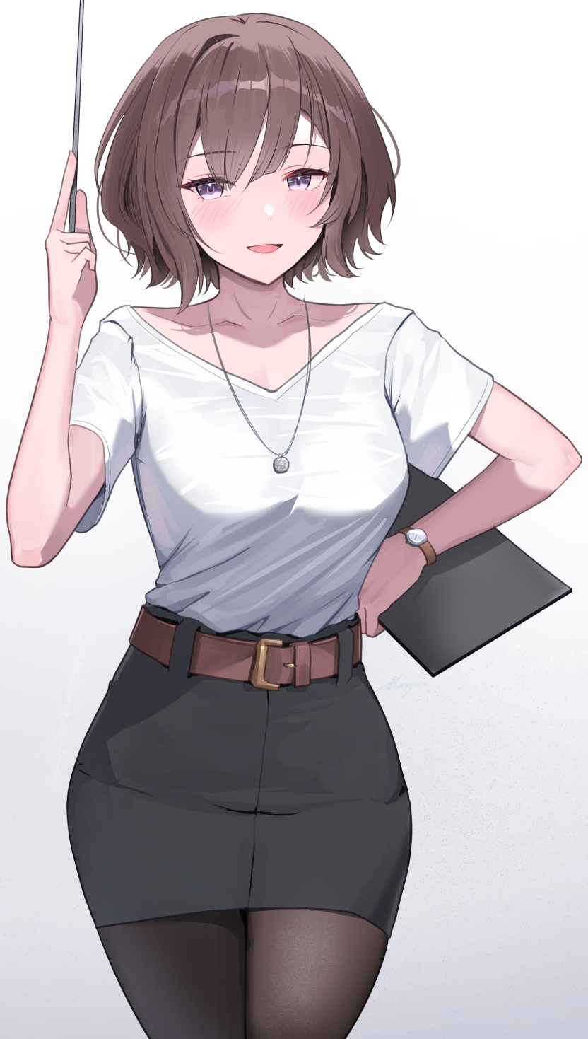 neo asari (idolmaster and 1 more) drawn by shougun_(chuckni1)