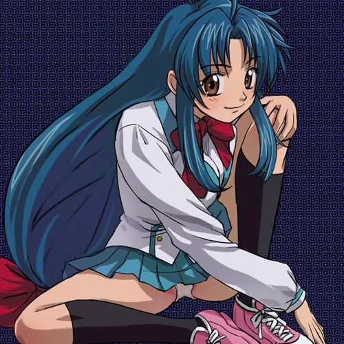 chidori kaname (full metal panic!) drawn by haruyama_kazunori