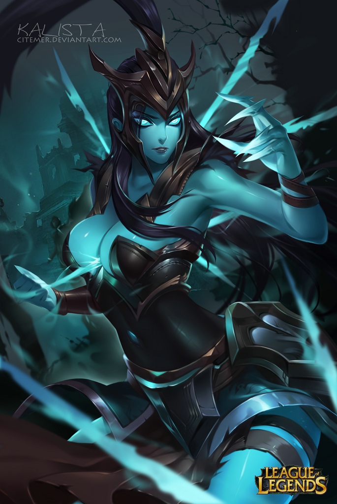 kalista (league of legends) drawn by citemer