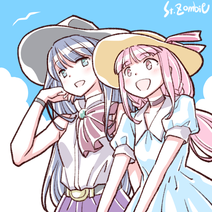 tamaki iroha and nanami yachiyo (mahou shoujo madoka magica and 1 more) drawn by studiozombie