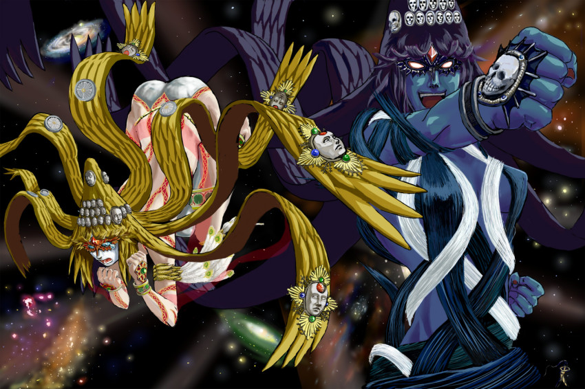 jubileus and queen sheba (bayonetta) drawn by ed_(end)