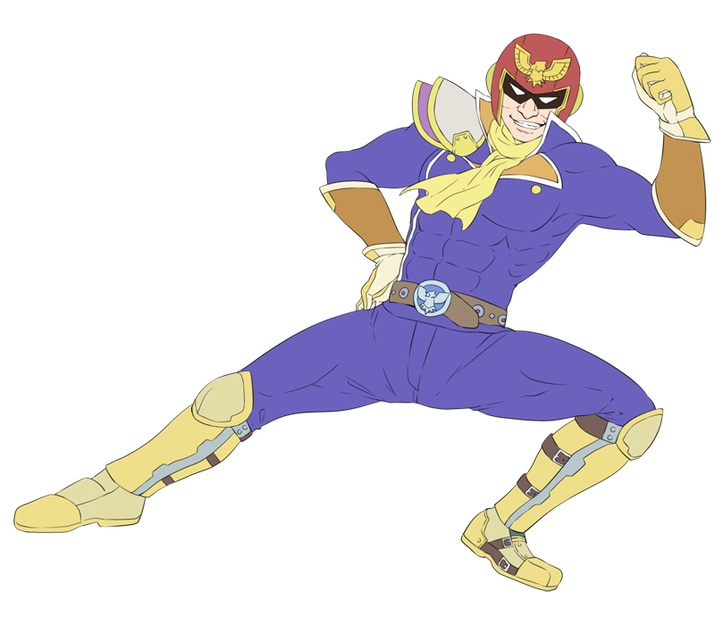 captain falcon (super smash bros. and 1 more) drawn by saiba_(henrietta)
