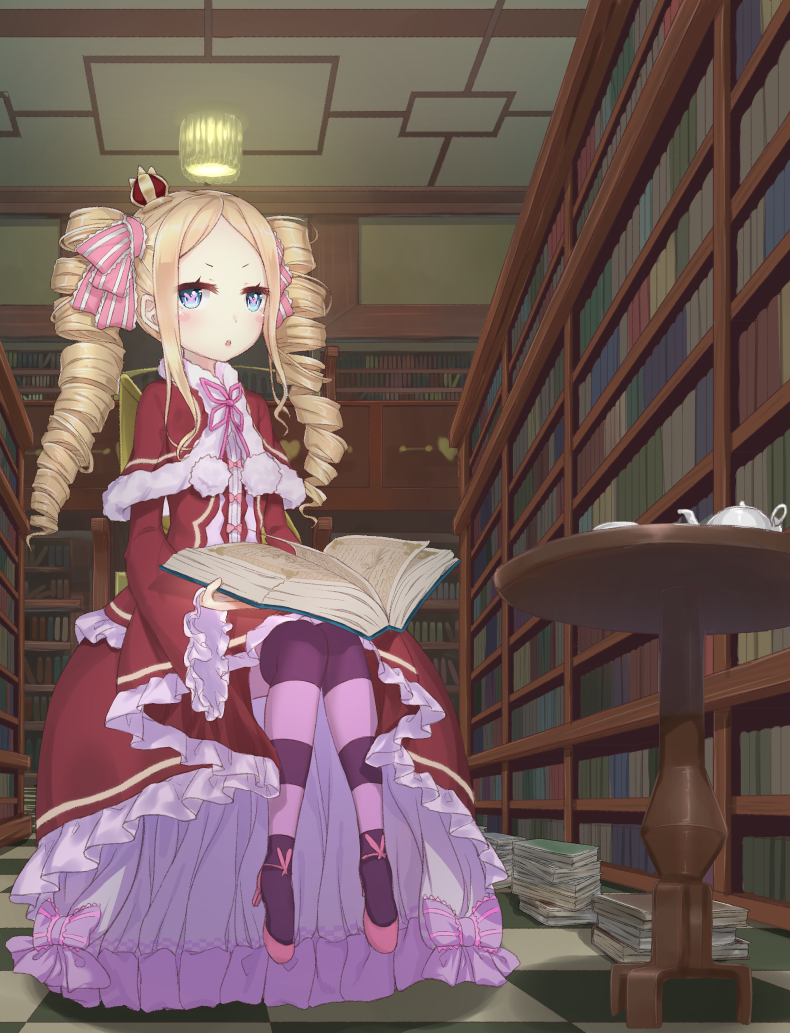 beatrice (re:zero kara hajimeru isekai seikatsu) drawn by hakuishi_aoi