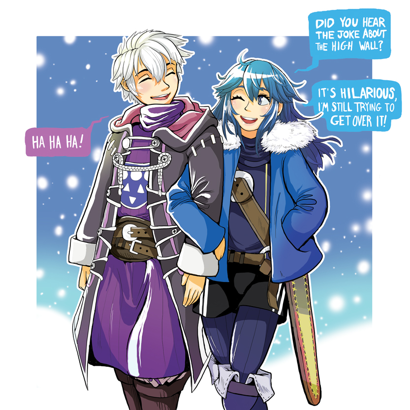 lucina, male robin, sans, and toriel (fire emblem and 2 more) drawn by samanator_club