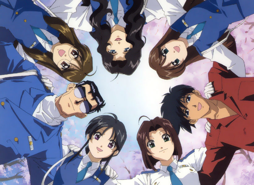 tsujimoto natsumi, kobayakawa miyuki, nakajima ken, nikaido yoriko, aoi futaba, and 2 more (taiho shichauzo)