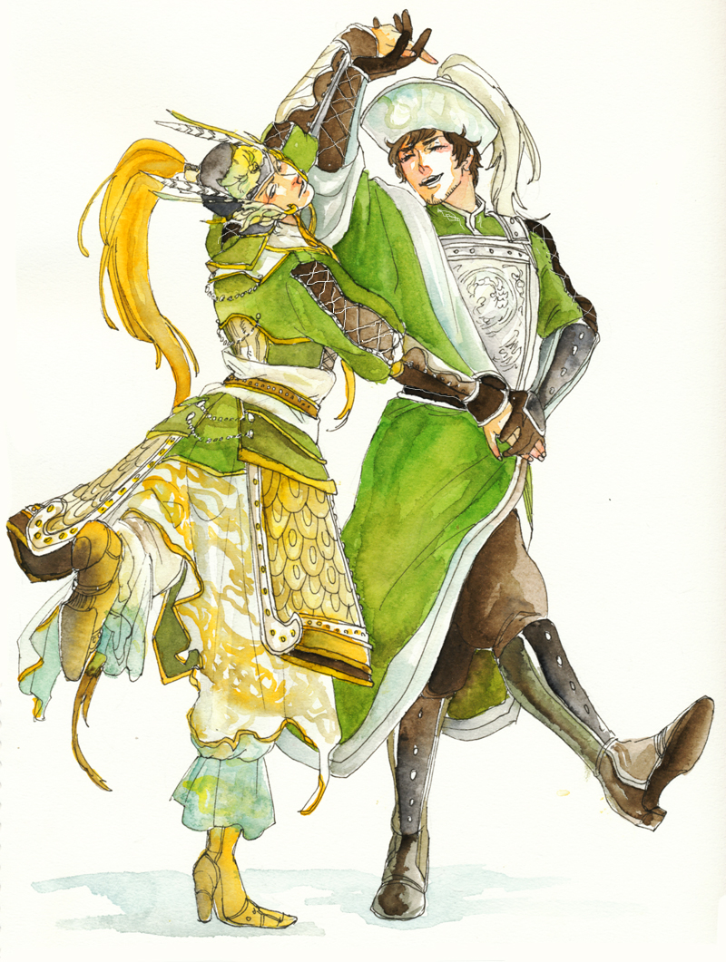 ma chao and ma dai (shin sangoku musou) drawn by destoria