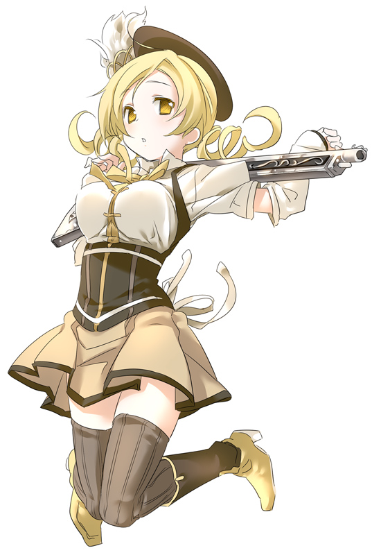 tomoe mami (mahou shoujo madoka magica) drawn by himura_kiseki