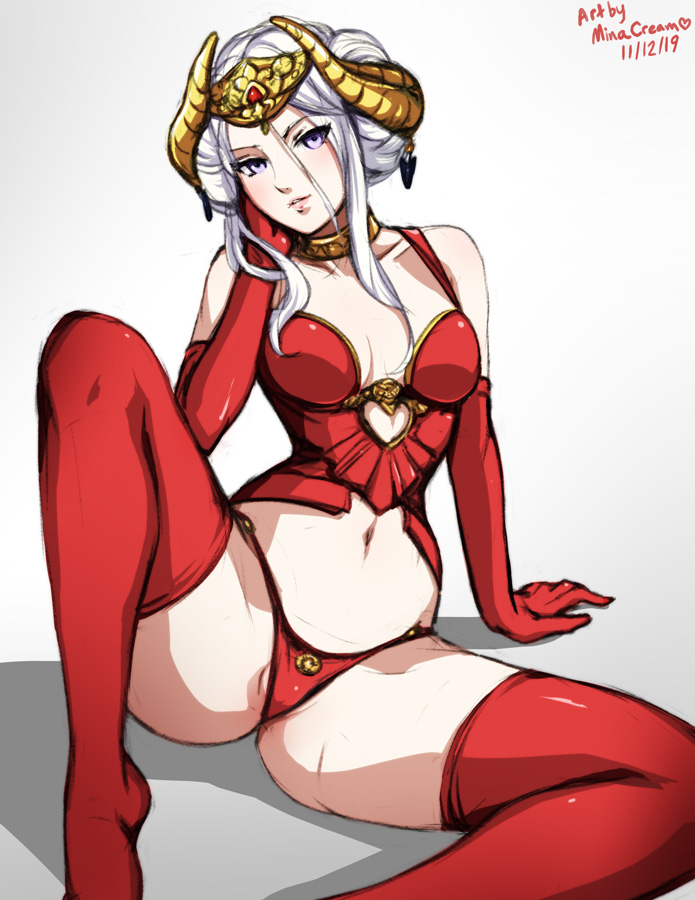 edelgard von hresvelg (fire emblem and 1 more) drawn by mina_cream