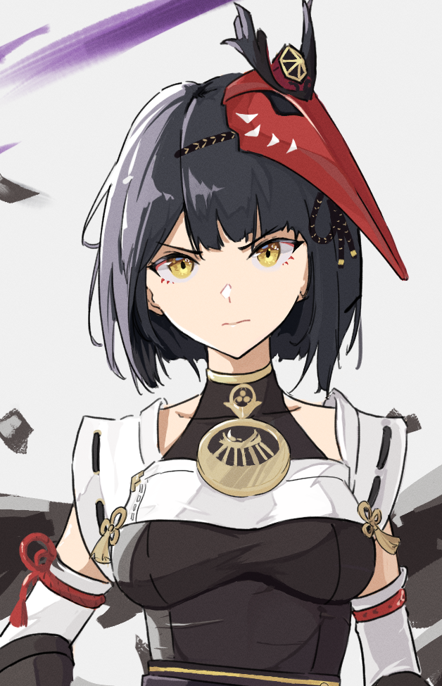 kujou sara (genshin impact) drawn by lycsakd