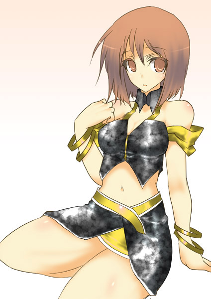 hagiwara yukiho (idolmaster and 1 more) drawn by aoguu
