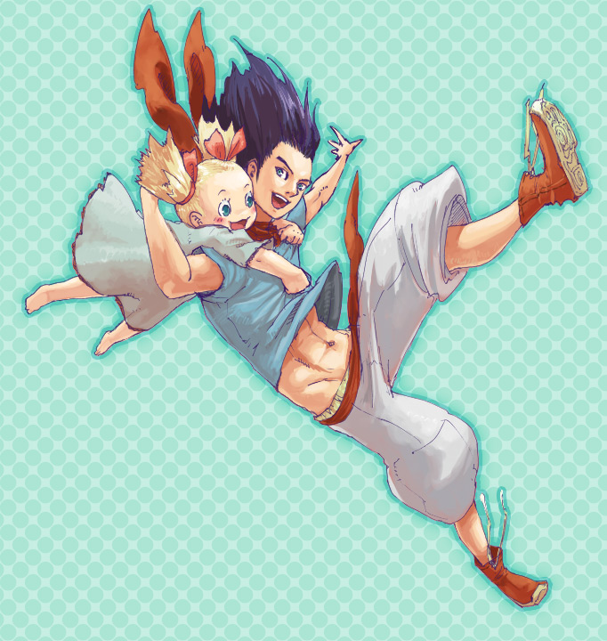android 17 and marron (dragon ball and 1 more) drawn by tsumujin