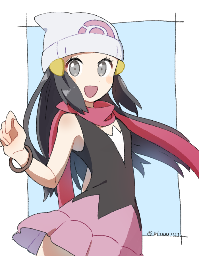 dawn (pokemon and 1 more) drawn by miu_(miuuu_721)