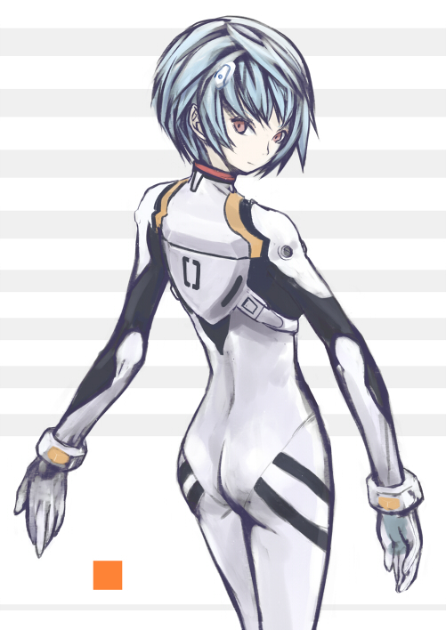 ayanami rei (neon genesis evangelion) drawn by gu-chi