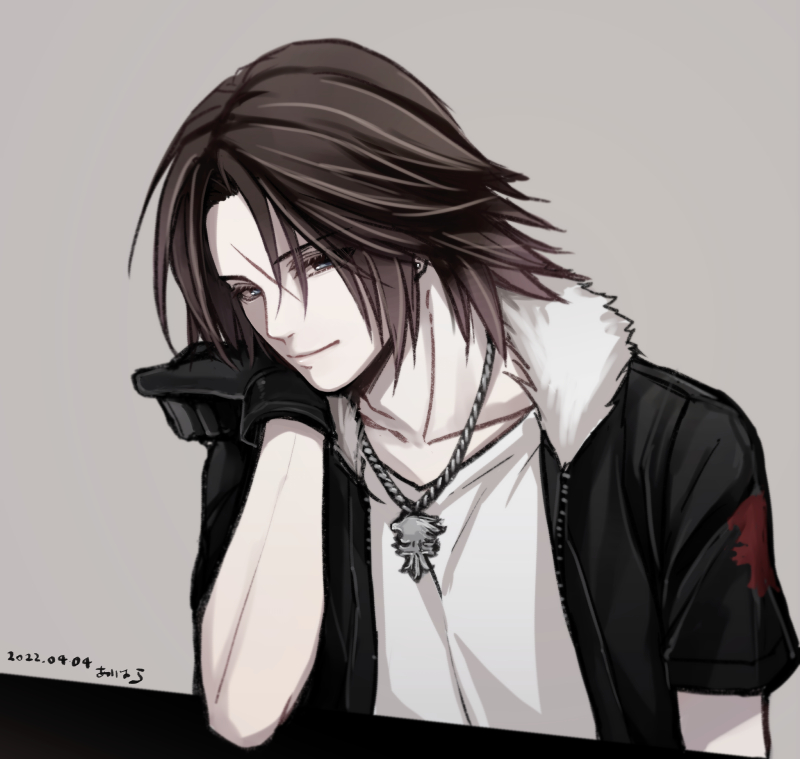 squall leonhart (final fantasy and 3 more) drawn by hiryuu_(kana_h)