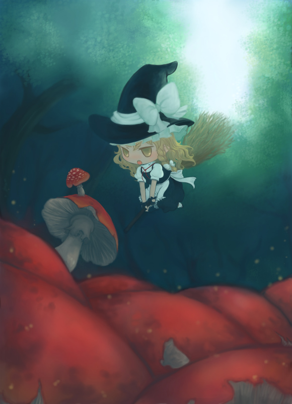 kirisame marisa (touhou) drawn by meishou_mitei_(mimitei)
