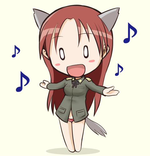 minna-dietlinde wilcke (world witches series and 1 more) drawn by tanaka_rikimaru