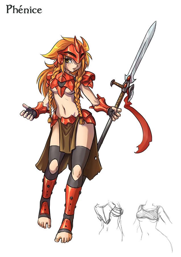 phenice walholl (les chevaucheurs) drawn by maxa'