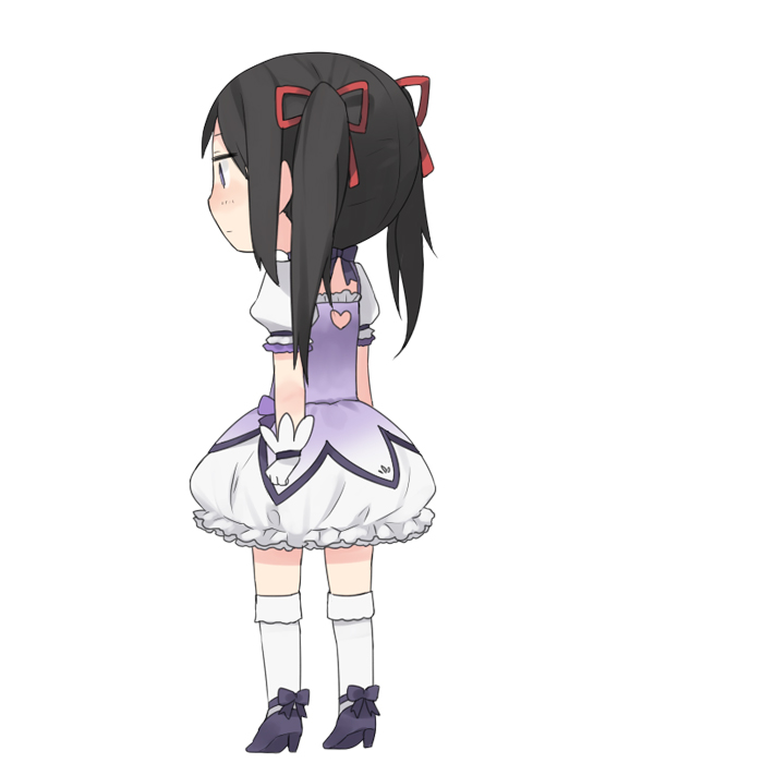 akemi homura and kaname madoka (mahou shoujo madoka magica) drawn by tsuduya_(knt31)