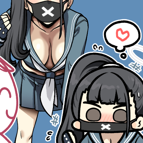 sensei, doodle sensei, and sukeban (blue archive) drawn by jazz_jack
