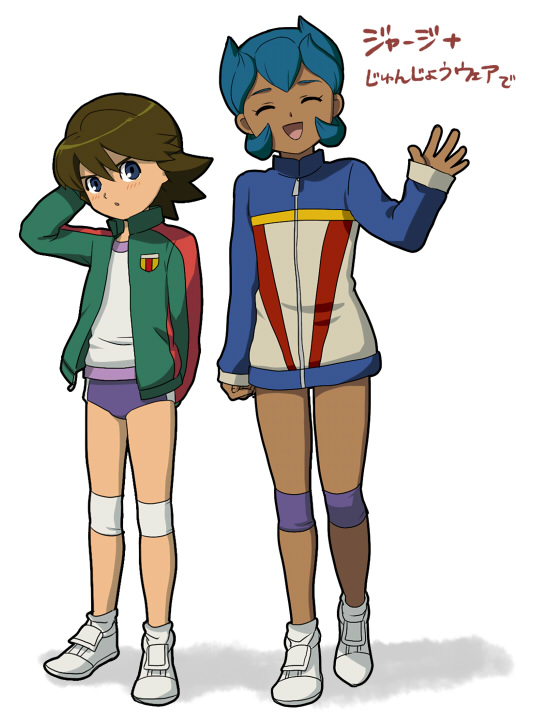 rococo urupa and fideo aldena (inazuma eleven) drawn by mizuhara_aki
