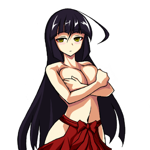 sendai hakurei no miko (original and 2 more) drawn by jinny_(jinnytaru)