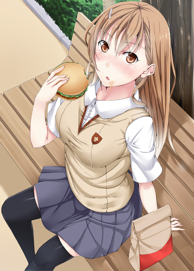 misaka mikoto (toaru majutsu no index and 1 more) drawn by kaerunoashi