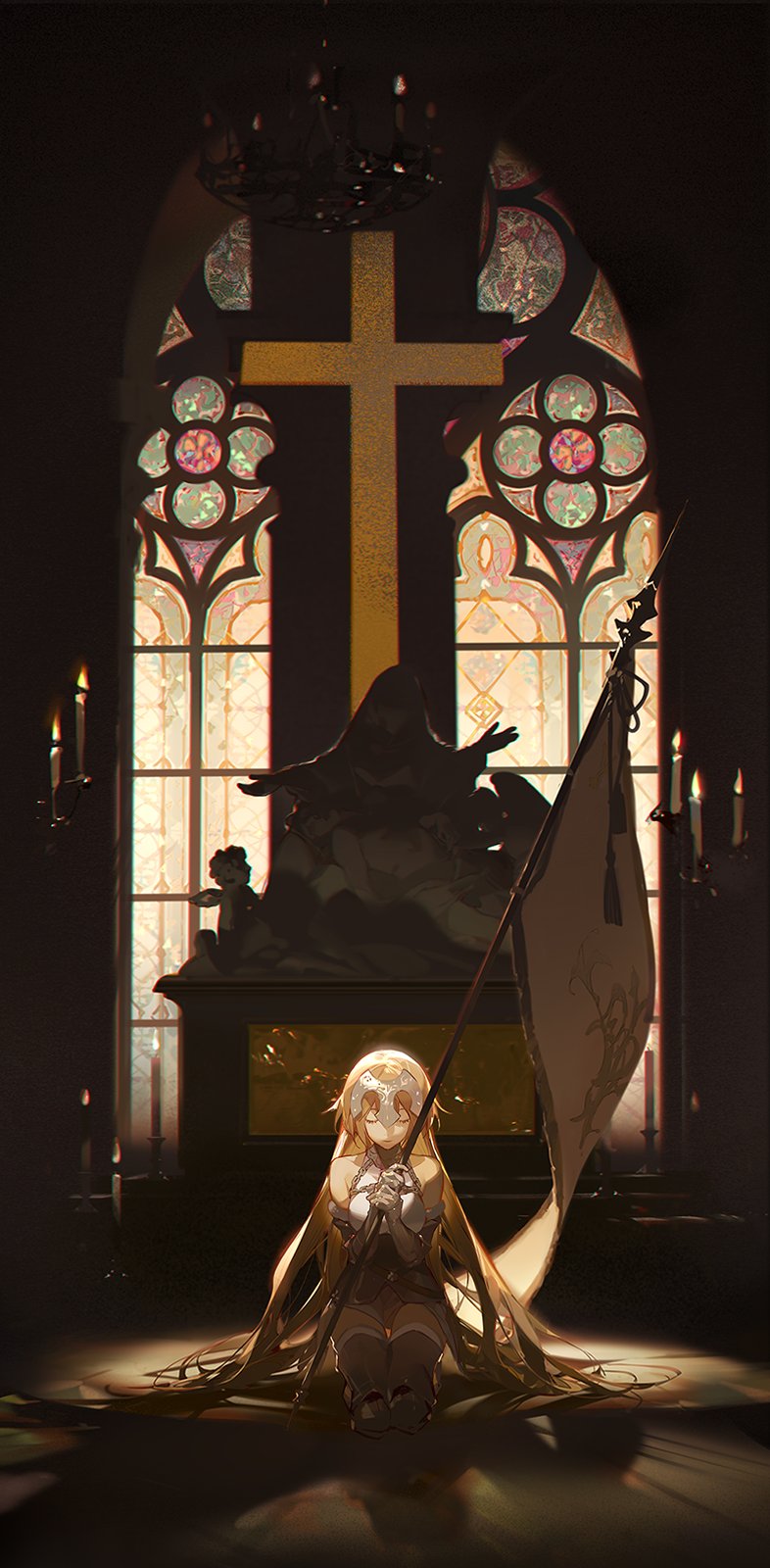 jeanne d'arc (fate and 2 more) drawn by ask_(askzy)